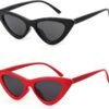 61dOK4WYG5L._AC_SL1500 CEREMONYT Sunglasses Cat Eye Vintage Cat Eye Sunglasses for Women Trendy Narrow Cateye Frame Sun Glasses