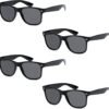 CEREMONYT Sunglasses Wholesale Unisex 80’s Retro Classic Sunglasses Wayfarer- 100% UV Protection Bulk Sunglasses Wayfarerfor Adults & Teens – Pack of 4