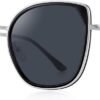 CEREMONYT Sunglasses Cat Eye Polarized Sunglasses for Women Ladies Brand Trending Sun glasses UV400