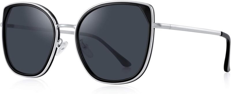 CEREMONYT Sunglasses Cat Eye Polarized Sunglasses for Women Ladies Brand Trending Sun glasses UV400