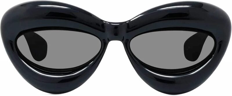 CEREMONYT Sunglasses Cat EyeFashion Inflated Cat-eye Sunglasses for Women Oversized Frame Sexy Lip Candy Color Glasses Trendy Designer Style