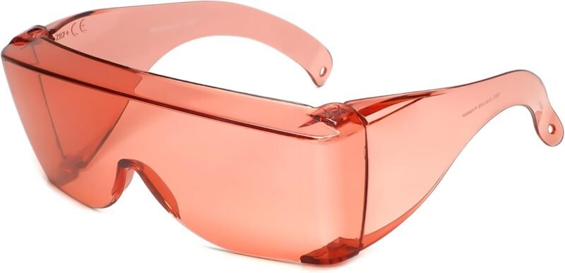 CEREMONYT Sunglasses Wraparound  Fit Over Safety Glasses Fitover Prescription Eyewear Smoke Grey Men Women Wraparound Tinted Anti Scratch Glare