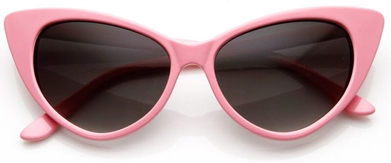 CEREMONYT Sunglasses Cat Eye  Super Cateyes Vintage Inspired Fashion Mod Chic High Pointed Cat-Eye Sunglasses