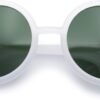 CEREMONYT Sunglasses Round  Womens Wizard Round Circle Lens Plastic Mod Fashion Sunglasses