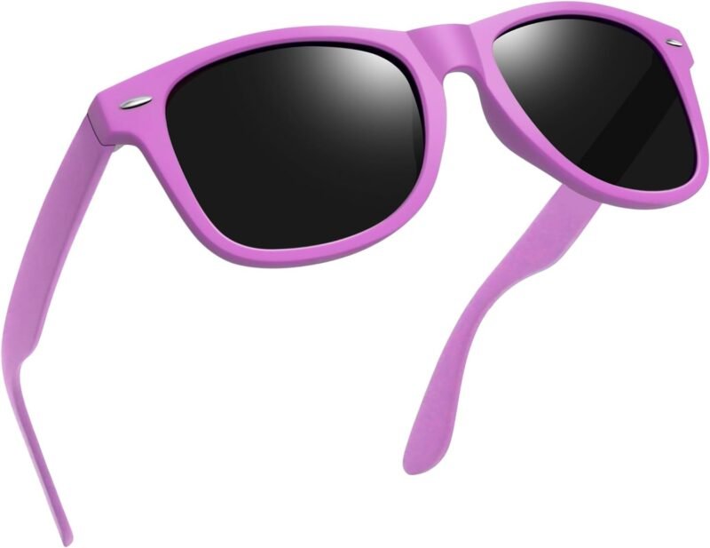 CEREMONYT Sunglasses Browline Square Sunglasses Polarized UV Protection Trendy Designer Sun Glasses Men Women