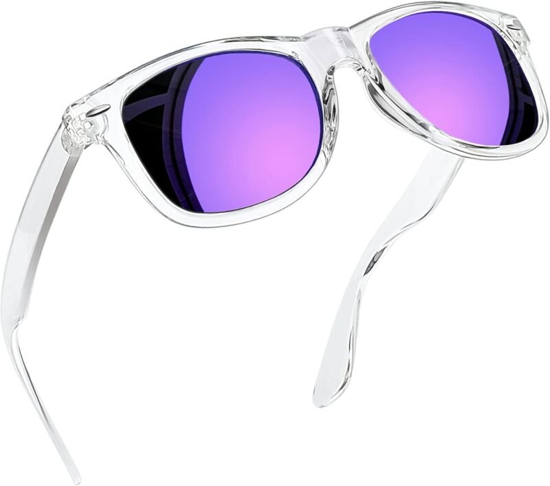 CEREMONYT Sunglasses Browline Square Sunglasses Polarized UV Protection Trendy Designer Sun Glasses Men Women