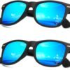 CEREMONYT Sunglasses Browline Sunglasses Men Polarized for Mens and Women Unisex Sun Glasses for Driving UV Protection
