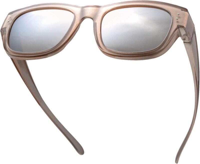 CEREMONYT Sunglasses Wraparound The Fresh High Definition Polarized Wrap Around Shield Sunglasses for Glasses – Leather Eyeglasses Case