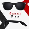 61lP6HLniZL._AC_SL1500 CEREMONYT Sunglasses Wayfarer Men Women Polarized Blenders Eyewear 80’s Retro Classic Square Frame Shades SR003