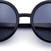 CEREMONYT Sunglasses Round  Womens Wizard Round Circle Lens Plastic Mod Fashion Sunglasses