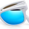 CEREMONYT Sunglasses Browline Square Sunglasses Polarized UV Protection Trendy Designer Sun Glasses Men Women