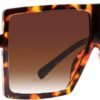 CEREMONYT Sunglasses Square Square Oversized Sunglasses for Women Men Flat Top Fashion Shades