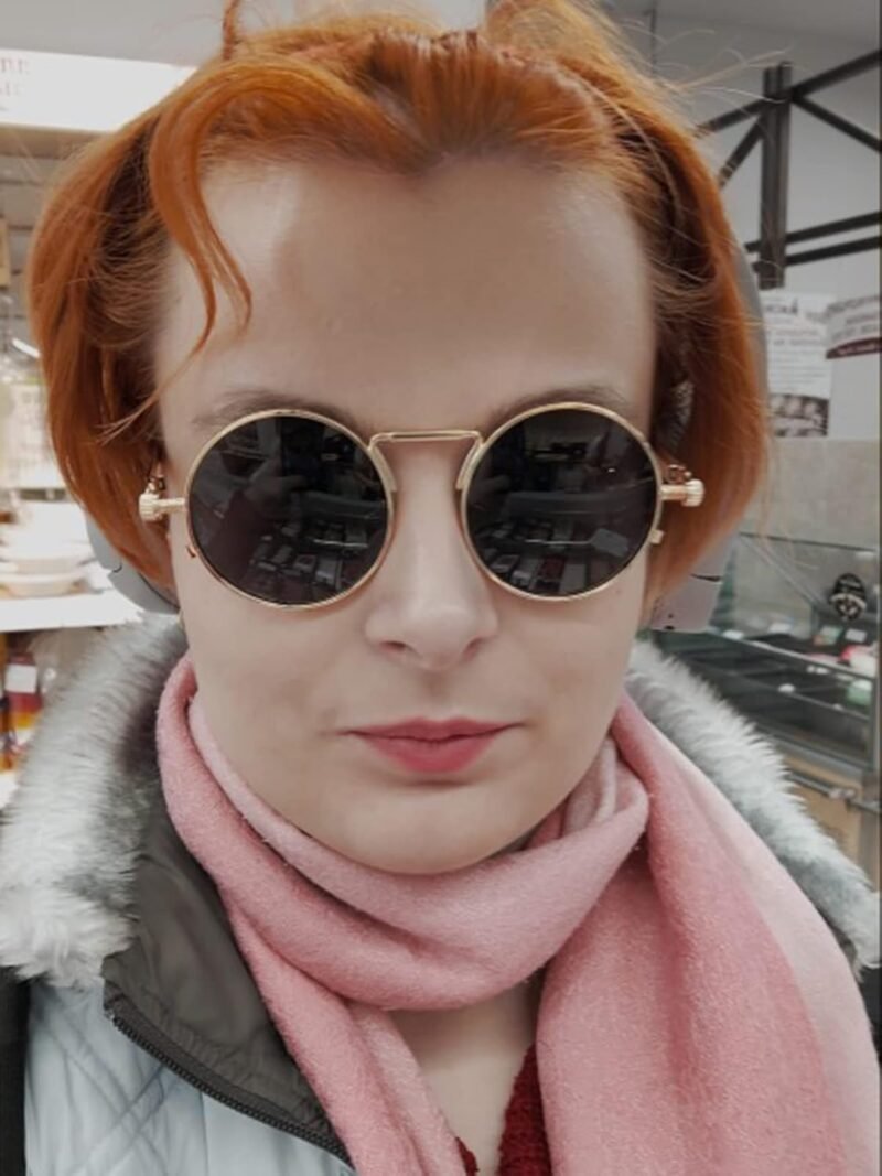 CEREMONYT Sunglasses Round Steampunk Sunglasses Circle Lennon Glasses Gothic Metal Frame 100% UV Blocking Lens