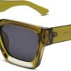 CEREMONYT Sunglasses Square  Thick Square Sunglasses for Men Women Retro Chunky Rectangle Shades UV400 Protection VL9731