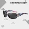 CEREMONYT Sunglasses Wraparound Women’s Polarized Sunglasses – Fashionable Wraparound Butterfly Design with UV400 Protection