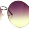 CEREMONYT Sunglasses Round Classic Oversize Joplin Style Hippie Round Circle Lens Sunglasses