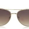 CEREMONYT Sunglasses Women’s J5999 Classy Metal  Pilot Sunglasses with Uv400 Protection. Glam Gifts for Her, 59 Mm