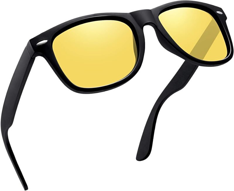 CEREMONYT Sunglasses Browline Square Sunglasses Polarized UV Protection Trendy Designer Sun Glasses Men Women