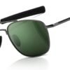 CEREMONYT Sunglasses Men’s Military Style Polarized Pilot  Sunglasses Bayonet Temples