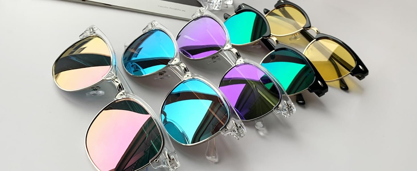 Semi Rimless Sunglasses