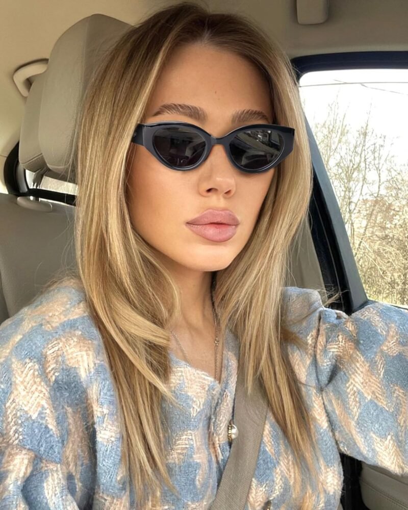 CEREMONYT Sunglasses Cat EyeMens Sports Polarized Sunglasses UV Protection Sunglasses for Men Driving Fishing Golf UV400 Protection