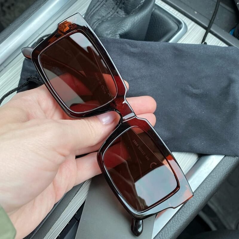 CEREMONYT Sunglasses Square Sunglasses For Women Minimalist Classic Design Fashion UV400 Square Sun Glasses Unisex TY2984