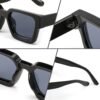 CEREMONYT Sunglasses Square  Retro 90s Square Sunglasses for Women Men Trendy Chunky Rectangle Sunglasses UV400 Protection B2385