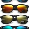 CEREMONYT Sunglasses Wholesale Unisex 80’s Retro Classic Sunglasses Wayfarer- 100% UV Protection Bulk Sunglasses Wayfarerfor Adults & Teens – Pack of 4