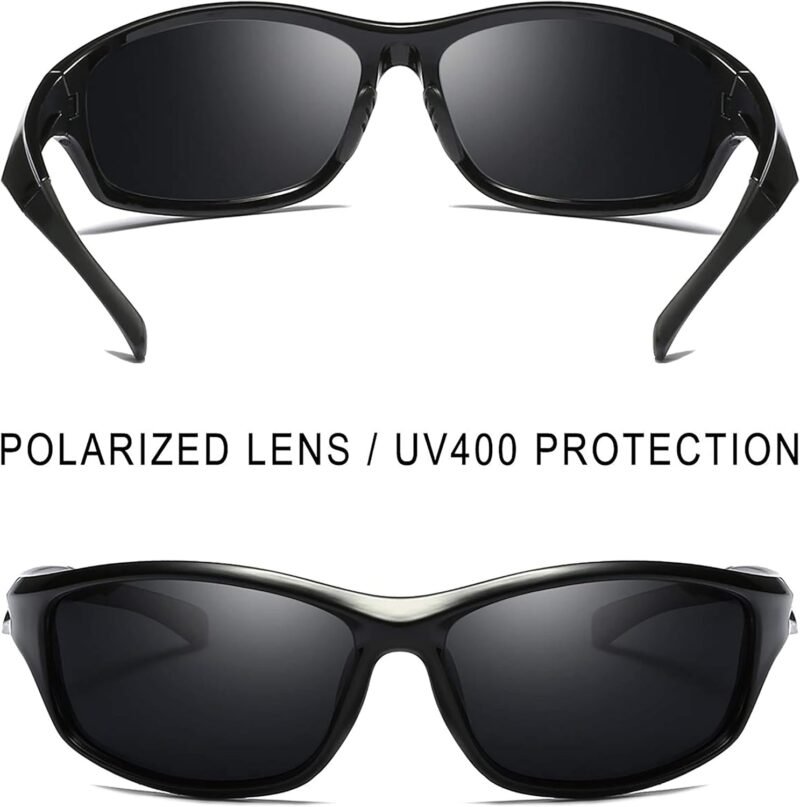 CEREMONYT Sunglasses Wraparound Sport Sunglasses UV400 Protection Wrap Around Sun Glasses Shades for Men Women