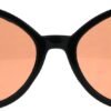 CEREMONYT Sunglasses Cat Eye Womens Oversized Cat Eye Goth Pop Color Lens Plastic Sunglasses
