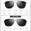 CEREMONYT Sunglasses Military Style Polarized Pilot  Sunglasses and Square  Sunglasses for Men UV400 Protection