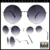 CEREMONYT Sunglasses Round Classic Oversize Joplin Style Hippie Round Circle Lens Sunglasses