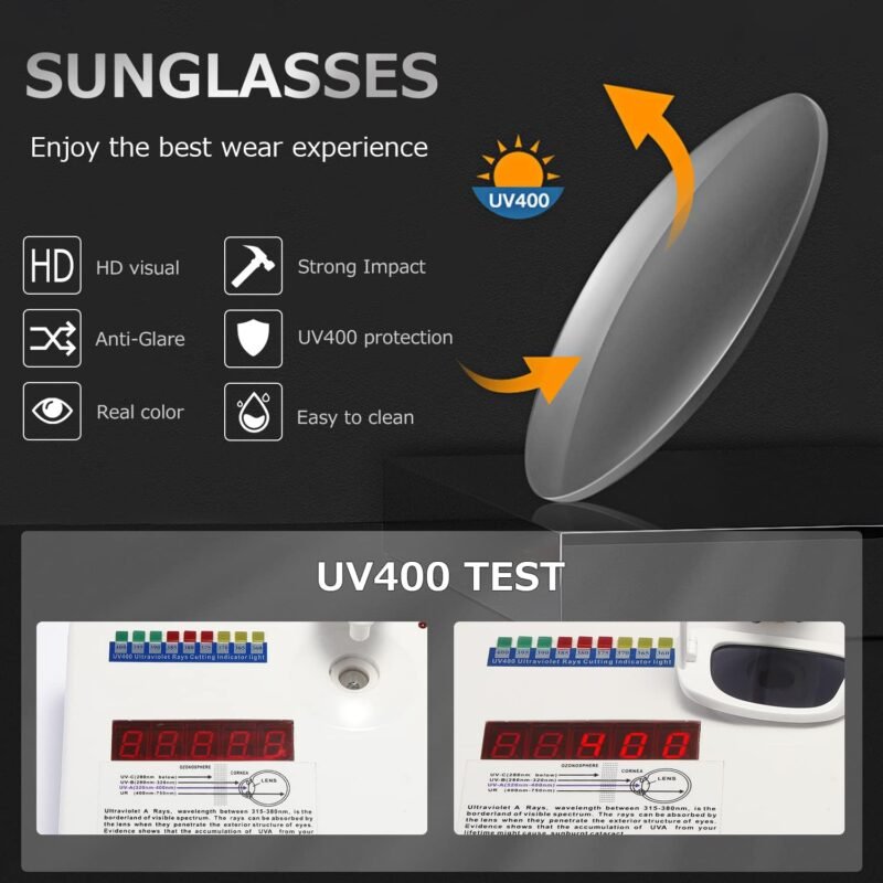 CEREMONYT Sunglasses Square Rectangle Sunglasses for Women Men Trendy Retro Fashion Sun Glasses 90’s Vintage UV 400 Protection Square Frame K1200