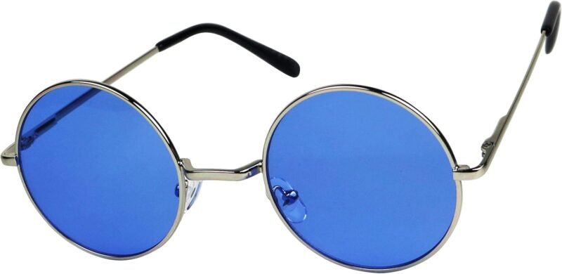 CEREMONYT Sunglasses Round Retro Round Style 70s Sunglasses Colorful Tint Groovy Hippie Mens Womens Shades
