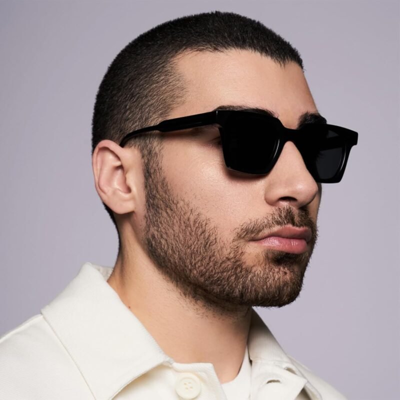 CEREMONYT Sunglasses Square  Classic Square Sunglasses for Men Women Fashion Square Sun Glasses Trendy Designer Style Shades