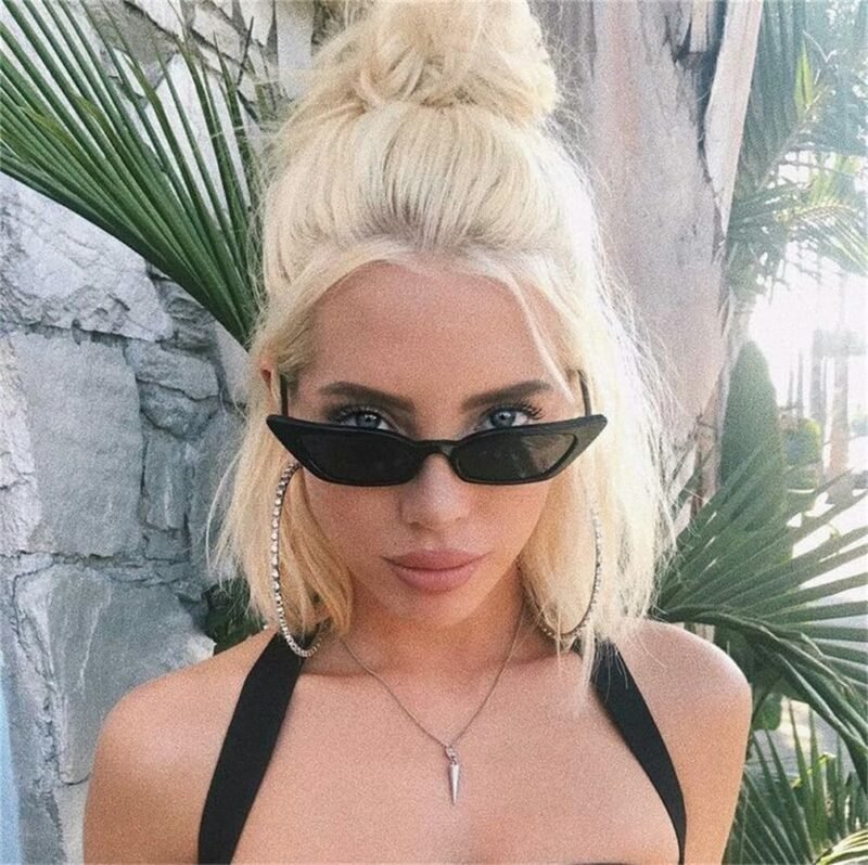 CEREMONYT Sunglasses Cat Eye Cat Eye Sunglasses for Women Sexy Cateye Glasses Valentines Gifts for Her