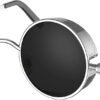 CEREMONYT Sunglasses Round  Gothic Steampunk Sunglasses for Women Men Round Lens Metal Frame