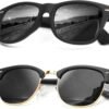 CEREMONYT Sunglasses Browline Sunglasses Men Polarized for Mens and Women Unisex Sun Glasses for Driving UV Protection