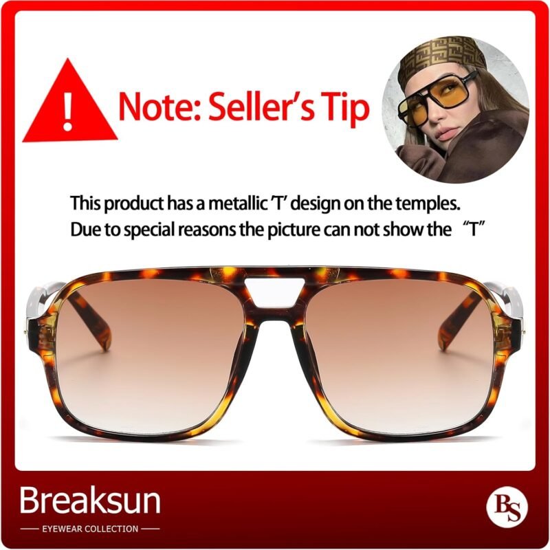 CEREMONYT Sunglasses Square Retro Sunglasses for Women Men Trendy Classic 70s Square Aviator Sun Glasses Vintage Shades