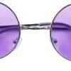 CEREMONYT Sunglasses Round Retro Round Style 70s Sunglasses Colorful Tint Groovy Hippie Mens Womens Shades
