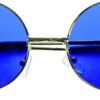 CEREMONYT Sunglasses Round Retro Round Style 70s Sunglasses Colorful Tint Groovy Hippie Mens Womens Shades