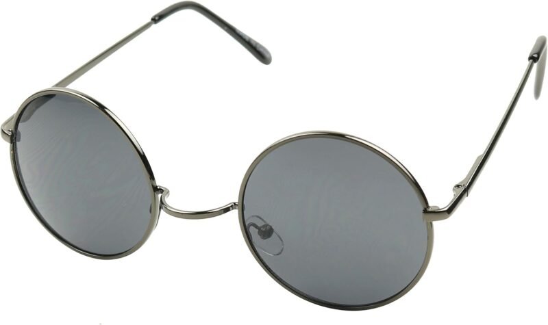 CEREMONYT Sunglasses Round Retro Round Style 70s Sunglasses Colorful Tint Groovy Hippie Mens Womens Shades