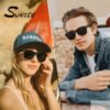 71vYAaGuYqL._AC_SL1500 CEREMONYT Sunglasses Wayfarer Men Women Polarized Blenders Eyewear 80’s Retro Classic Square Frame Shades SR003