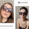 CEREMONYT Sunglasses Square Sunglasses For Women Minimalist Classic Design Fashion UV400 Square Sun Glasses Unisex TY2984