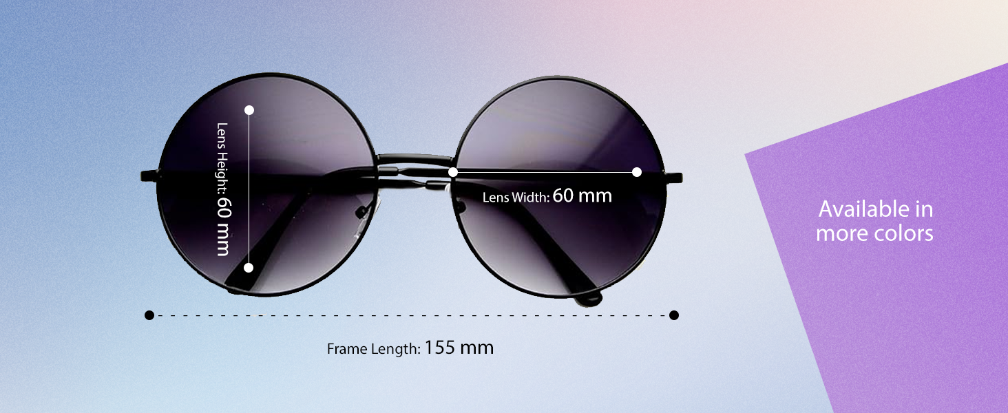 black smoke flat top lens