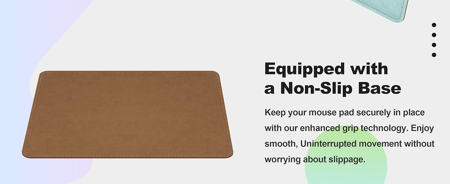 leather mouse pad