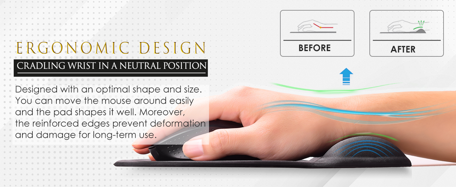 Designed with an optimal shape and size.