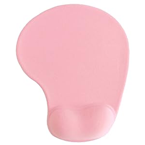 Pink Gel Wrist Support Mouse Pad